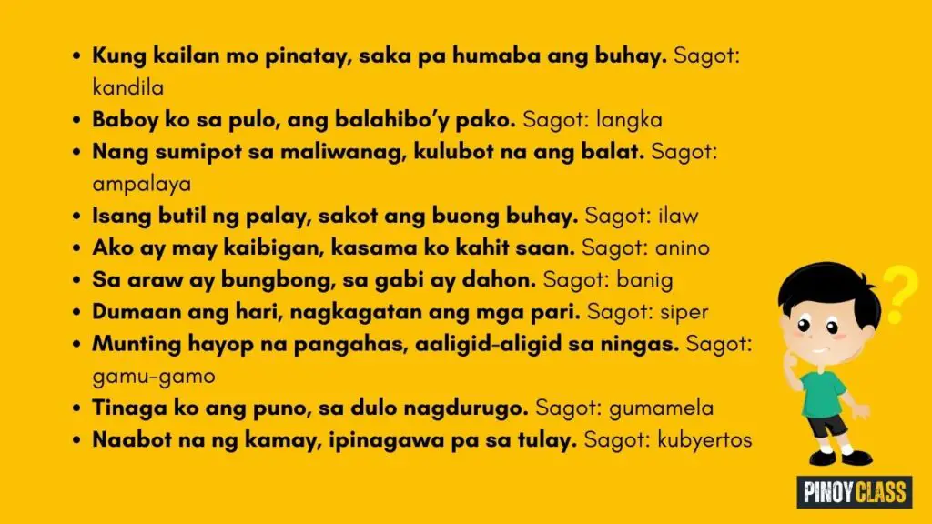 Logic Questions With Answers Tagalog